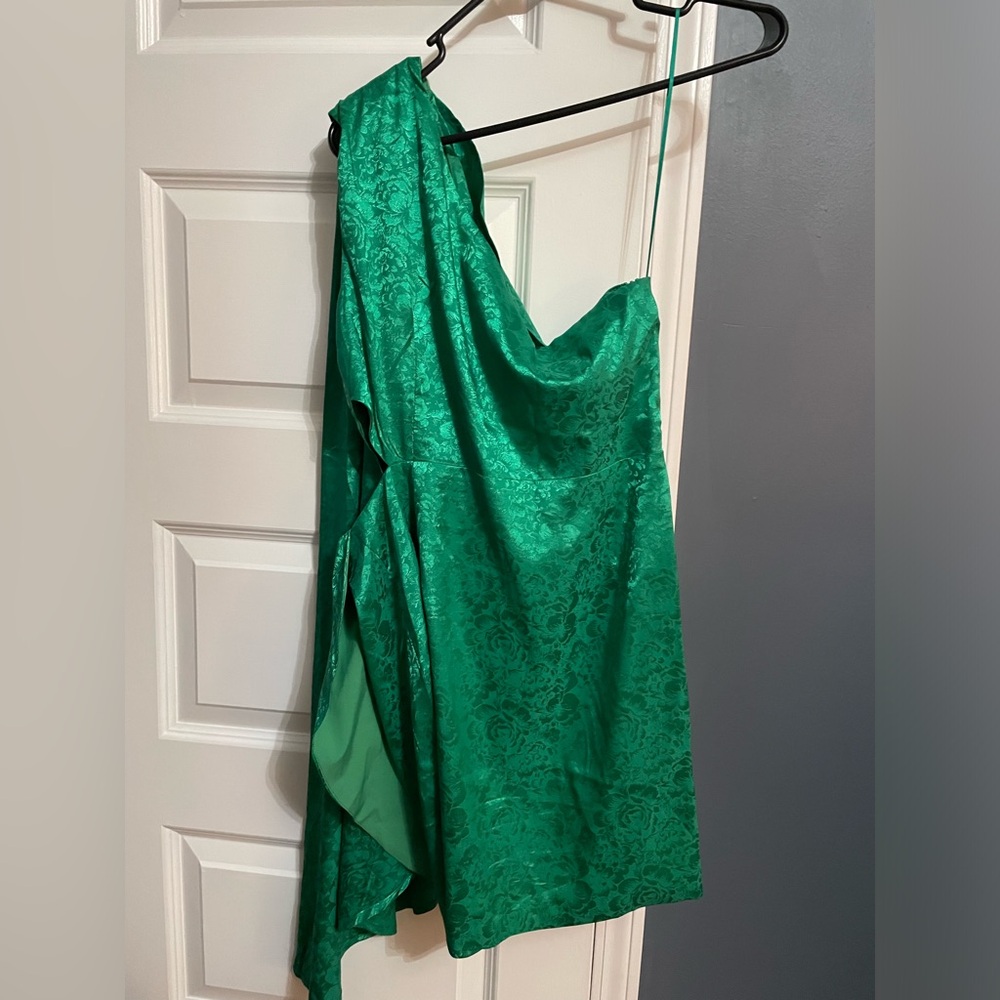 Shop These Three One Shoulder Satin Mini Dress